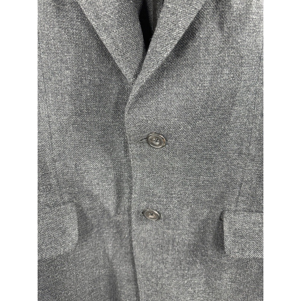 THOMAS PINK ‎ Virgin Wool Suit Jacket Coat Blazer Grey Size 42 R Unstructured - Picture 10 of 11
